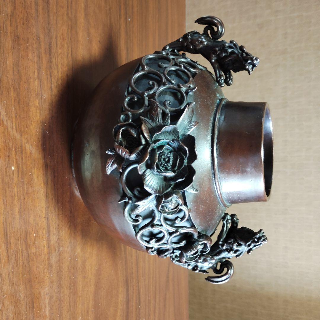 ★美品 高岡銅器・高級銅製香炉