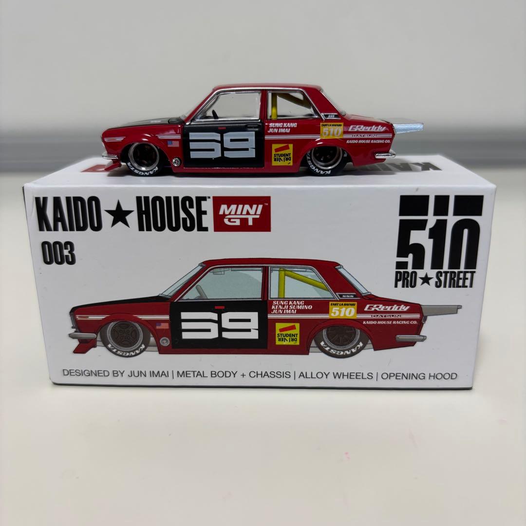 MiniGT KAIDO HOUSE Datsun 510 ミニカー 4台セット