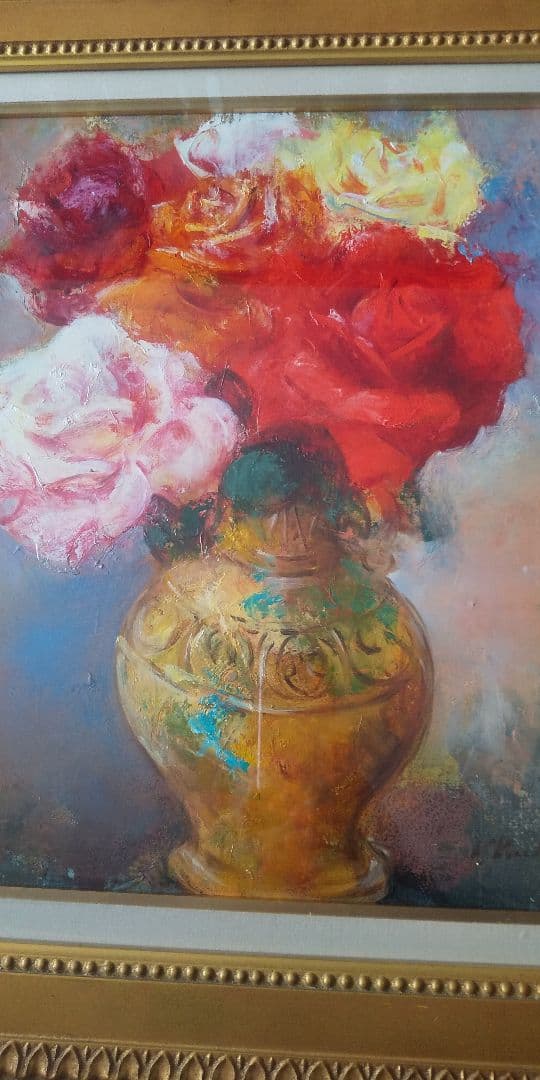 薔薇     (工藤和男画伯作の薔薇)