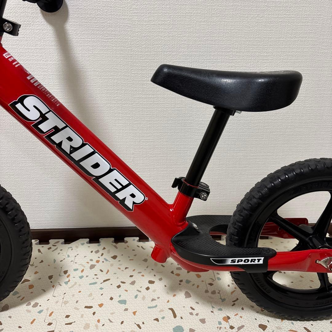 ご確認お願いいたします。ストライダー　スポーツモデル　12インチ　レッド　赤