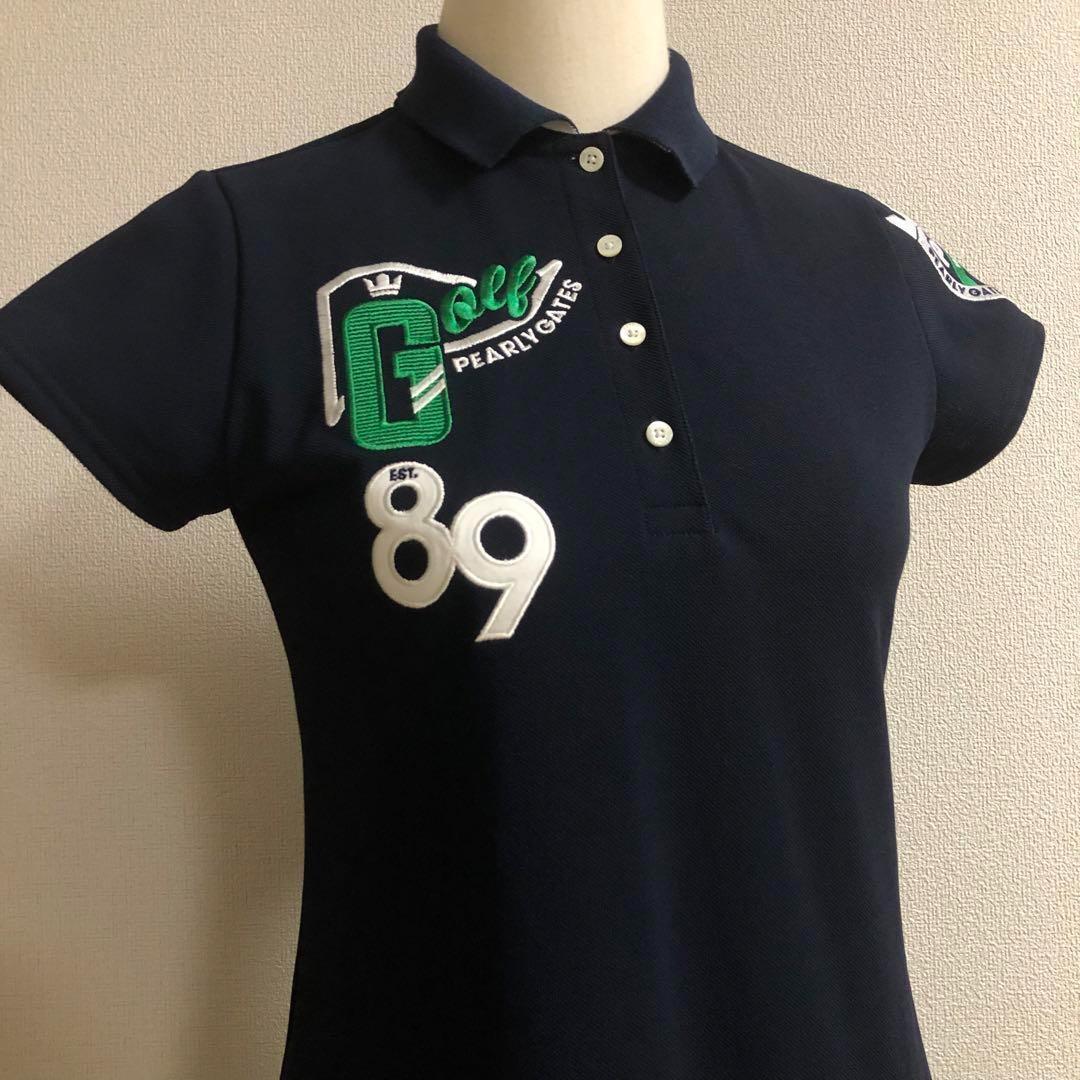 パーリーゲイツ ワンピース ウェア 日本製 ネイビー サイズ0