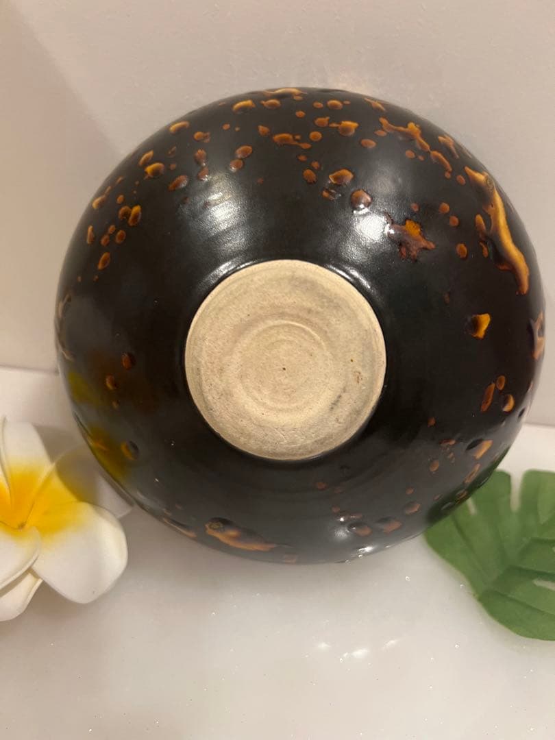 中国宋元明朝 の何窯の碗　中国骨董　古美術　唐物　中国美術品　青磁 ★ 江戸骨董