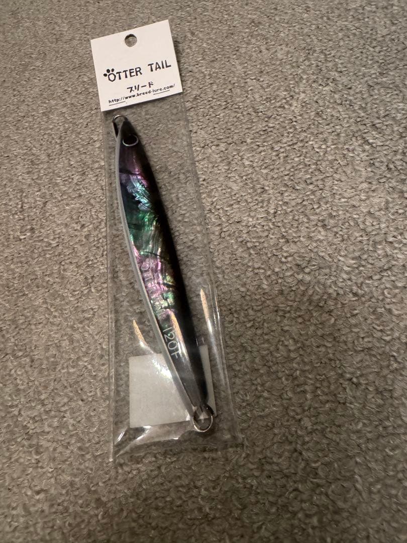 【希少品】オッターテイル メタルジグ アワビ 南洋貝GB 120g BREED