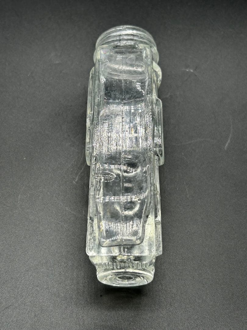 汽車型　金平糖瓶　レトロ瓶　ガラス