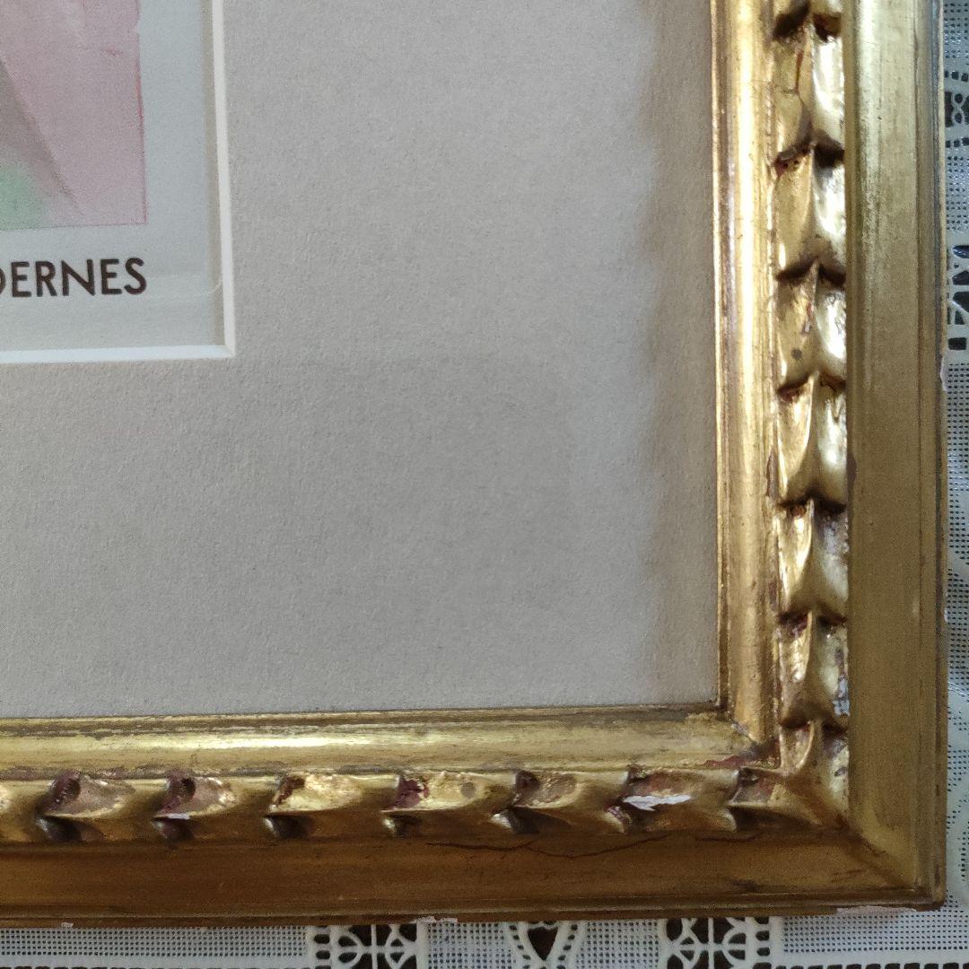 マリーローランサン　カラー銅版画『3人の女性』1937年製作、ウコン布＆共箱付