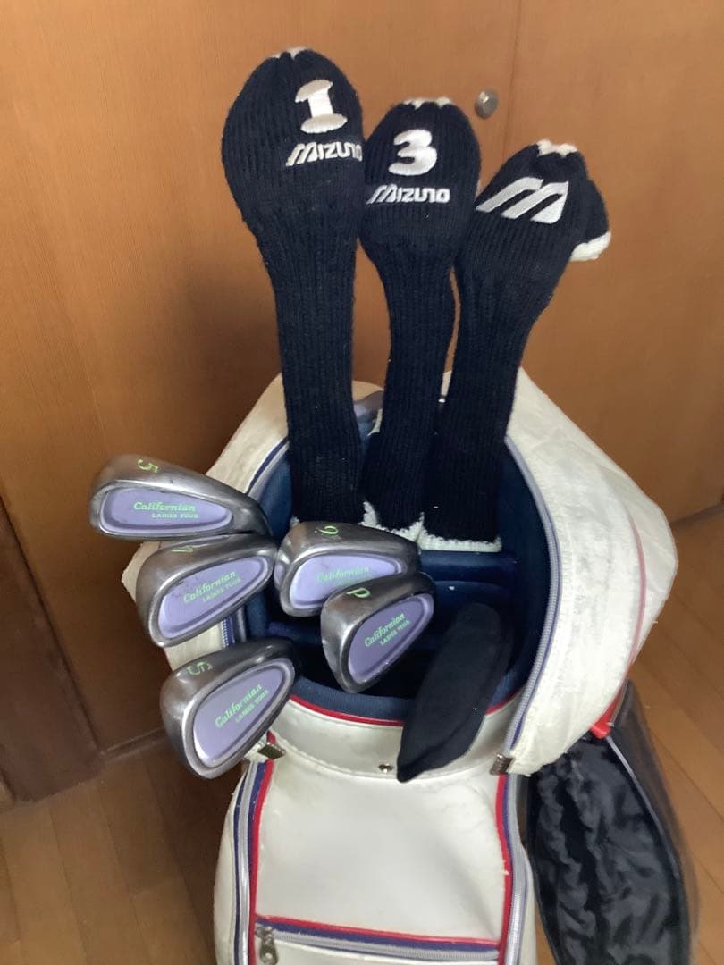 レディース　ゴルフクラブハーフセット　9本セット　キャディバッグ付