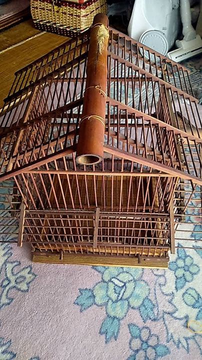 鳥籠　竹籠