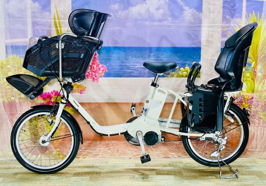 限定価格！ギュット⭐️13AH！パナソニック子供乗せ電動アシスト自転車Y2632