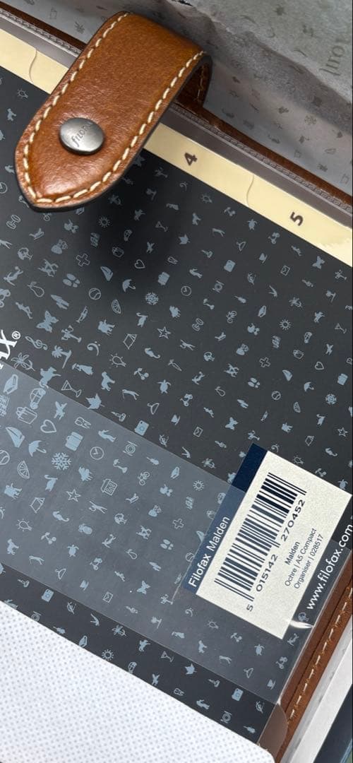 【新品】希少 ファイロファックス マルデン A5 コンパクト 15mmリング