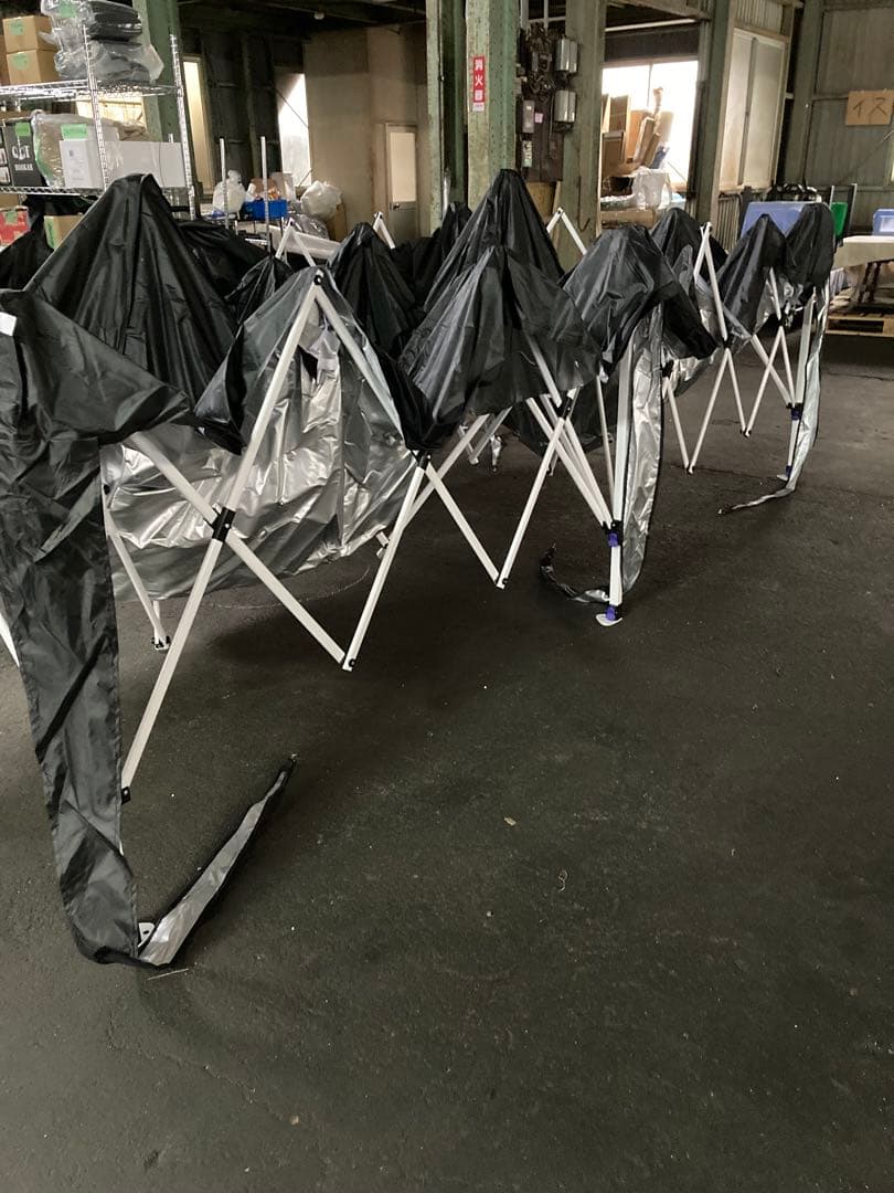 CYFIE タープテント 6m ワンタッチタープ 網戸付き 3段階調節