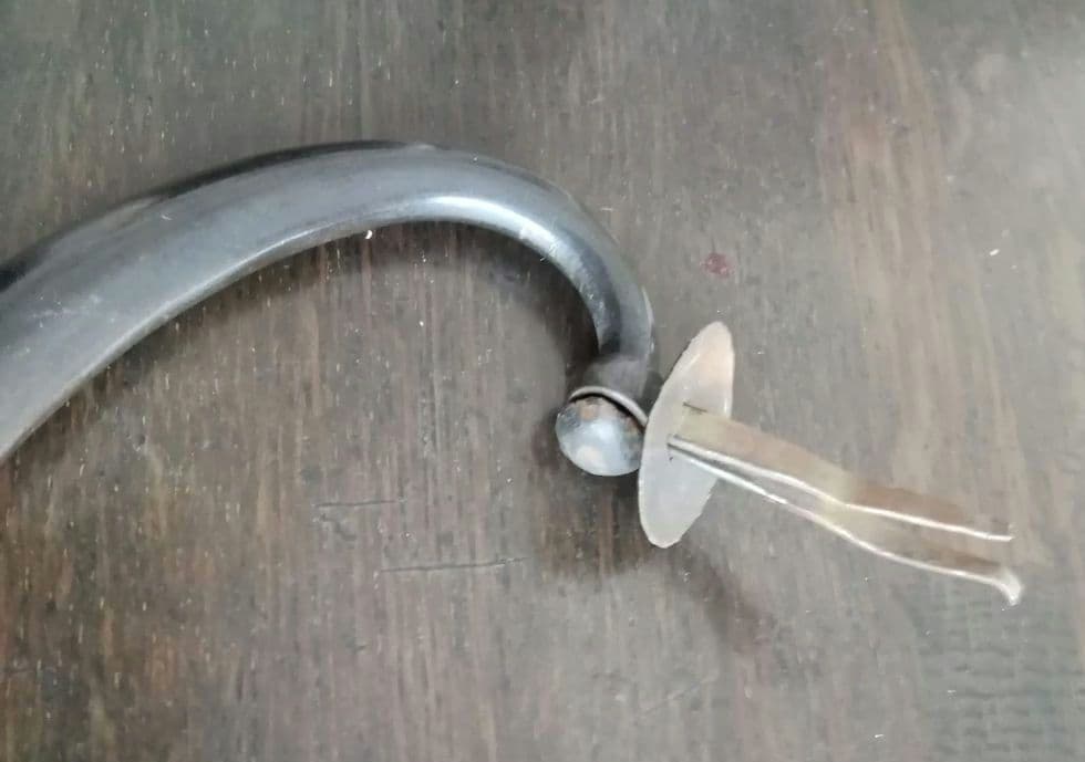 和箪笥桐だんすの取っ手　飾り金具　金属工芸　和骨董　アンティーク