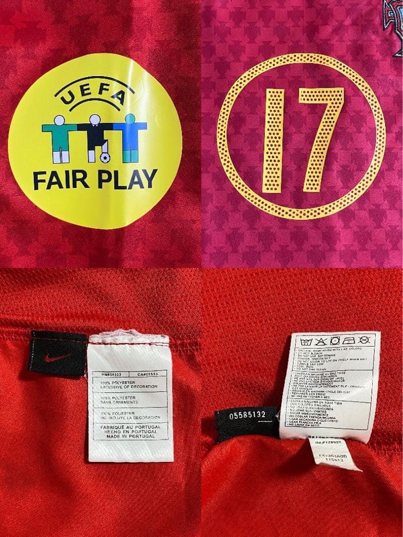 『正規品』ポルトガル代表 2004 クリスティアーノ・ロナウド ユニフォーム