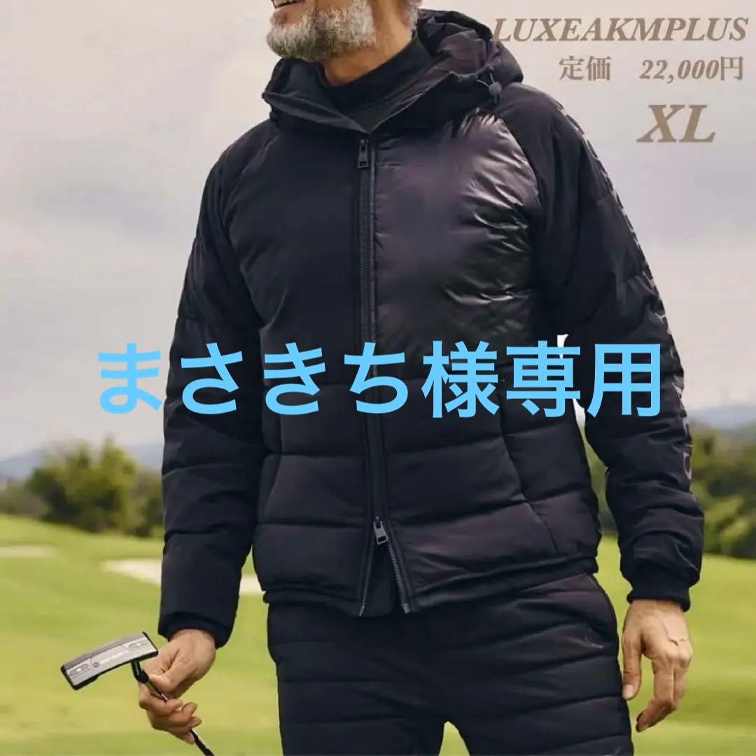 新品【LUXEAKMPLUS】ゴルフ　パデッドジャケット　中綿ジャケット　XL