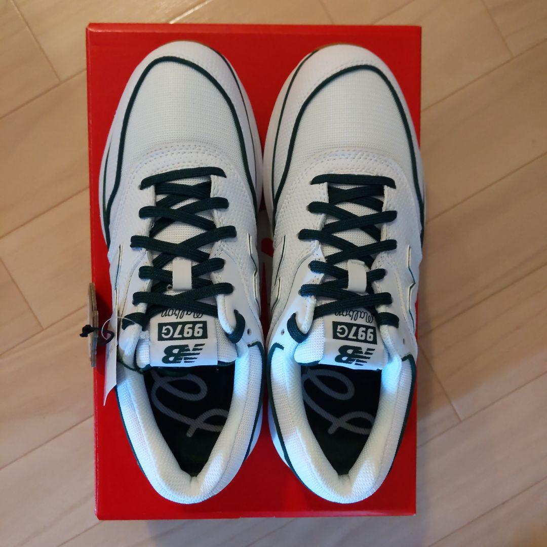 値下げ ニューバランス MALBON GOLF X 997Gホワイト 26.0