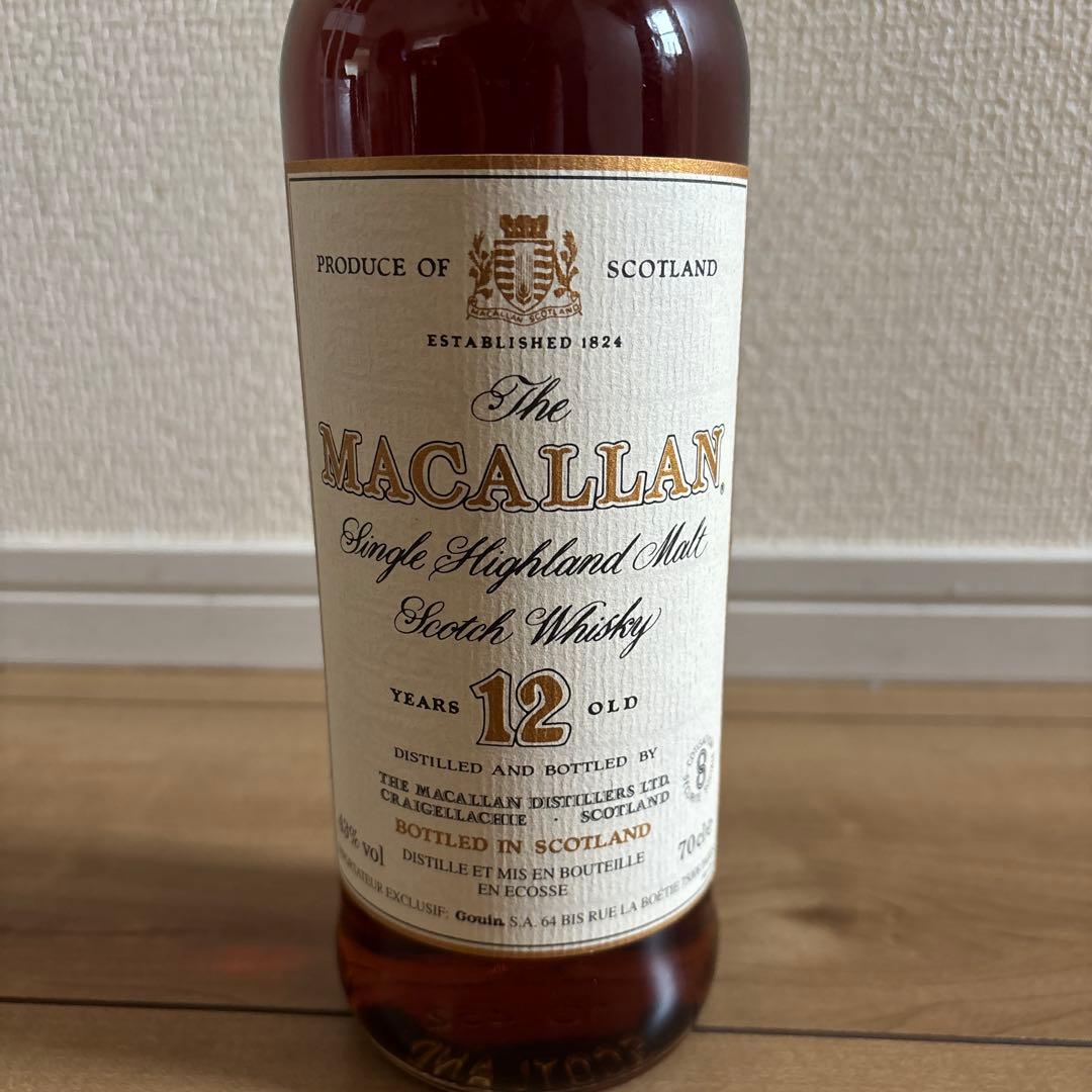 未開封　マッカラン12年　シェリーオークカスク　旧ボトル　※箱はなし
