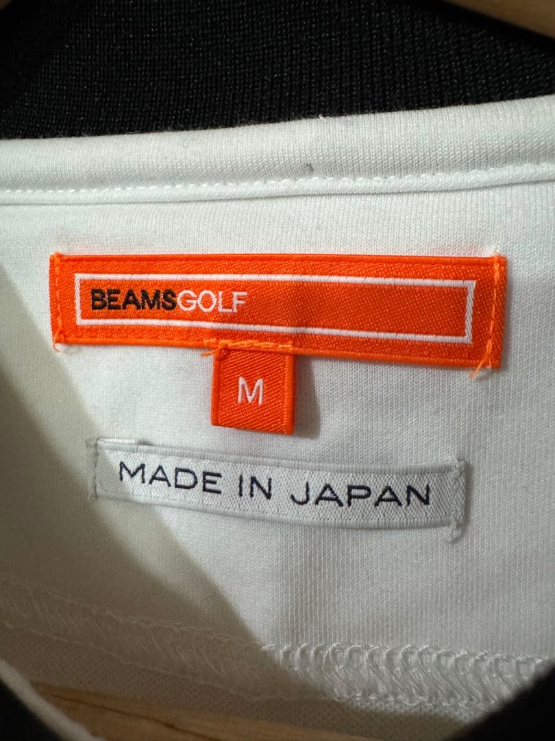 希少　美品　BEAMSGOLF ビームスゴルフ　ロンT 長袖ポロシャツ　総柄