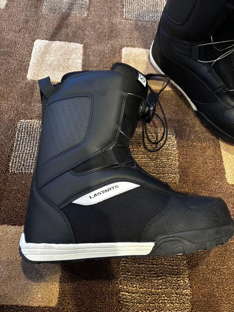 【美品】LASTARTS スノーボードブーツ ブラック26.5cm～27cm