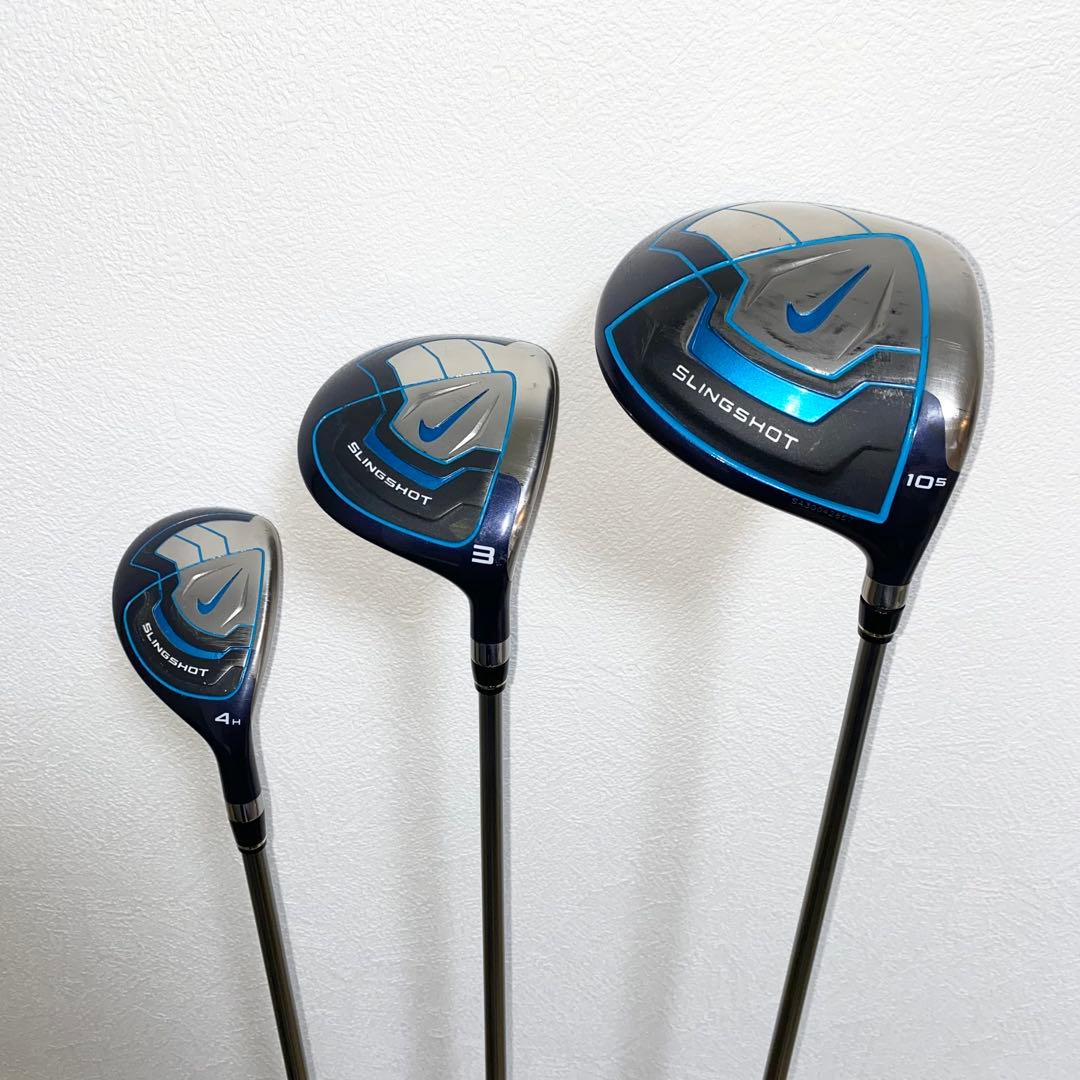 NIKEナイキ ゴルフクラブ 本格フルセット☆メンズ初心者キャディバッグ付UNI