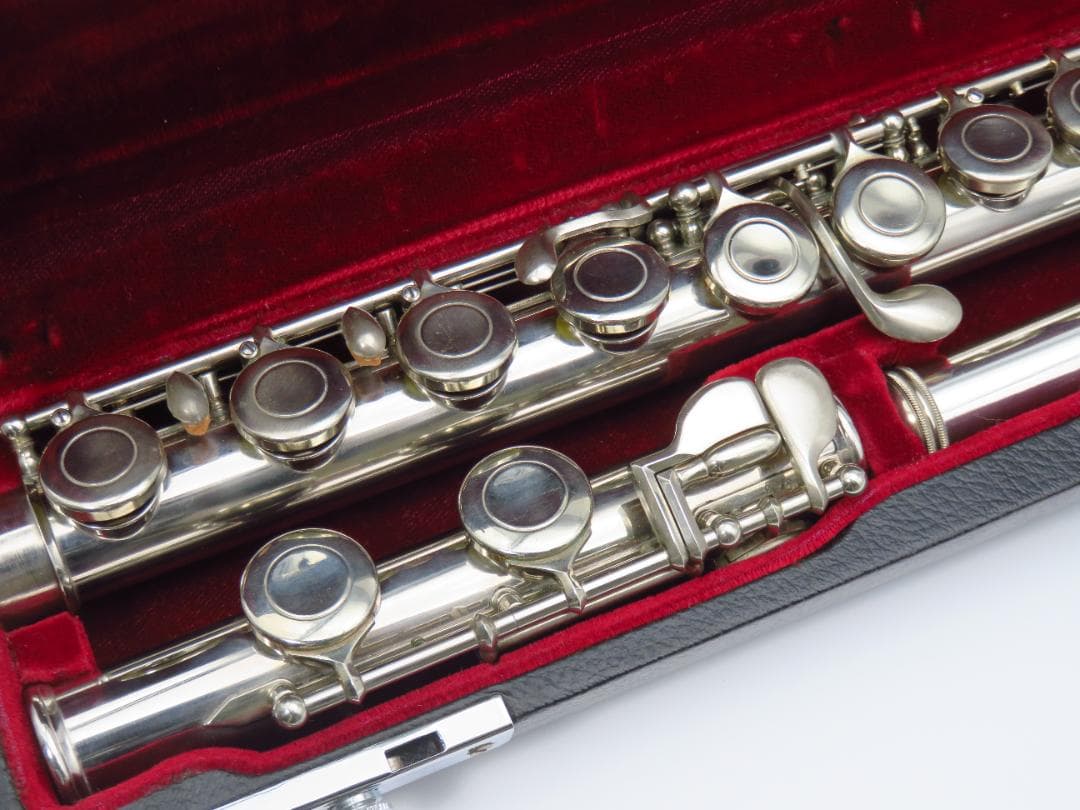 メンテナンス済　フルート　頭部管銀製　オールド ムラマツ　Muramatsu