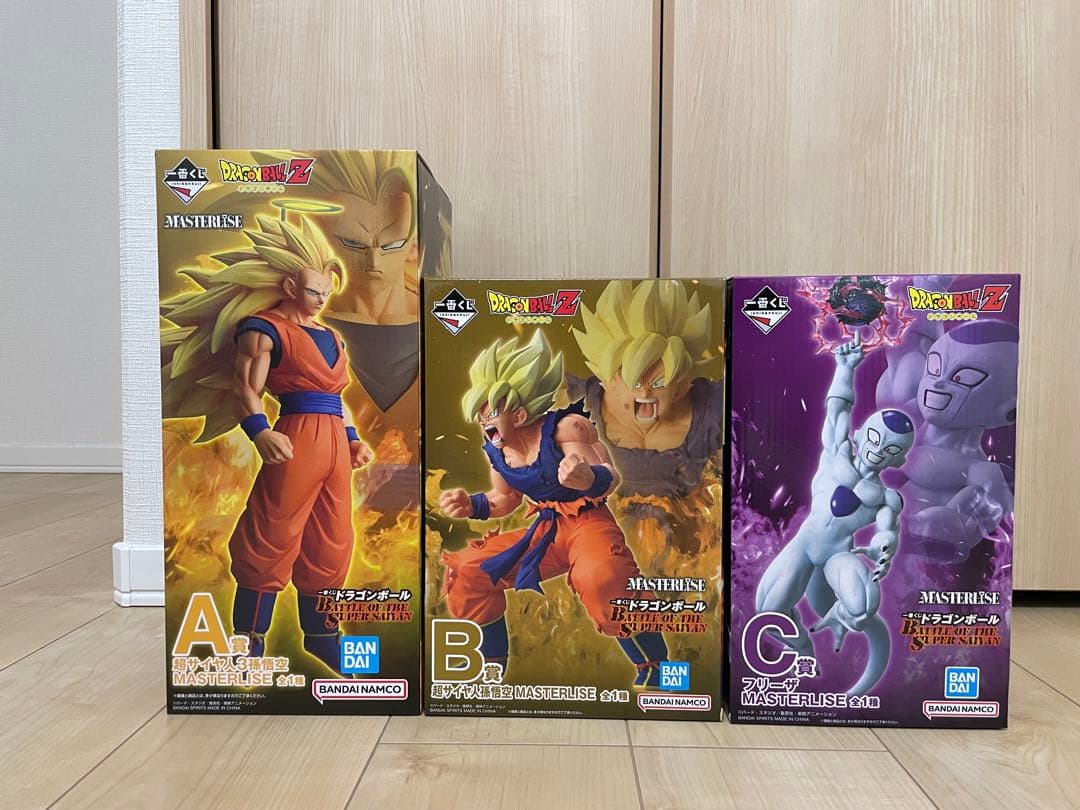 【新品　未開封】一番くじドラゴンボール　A,B,C賞3体セット