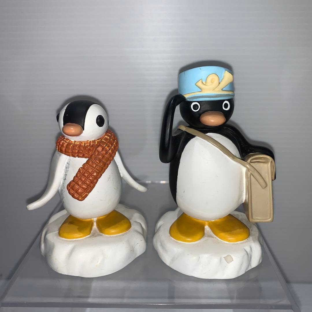 ピングー　PNIGU 陶器 フィギュア　郵便配達　レトロ　まとめ売り