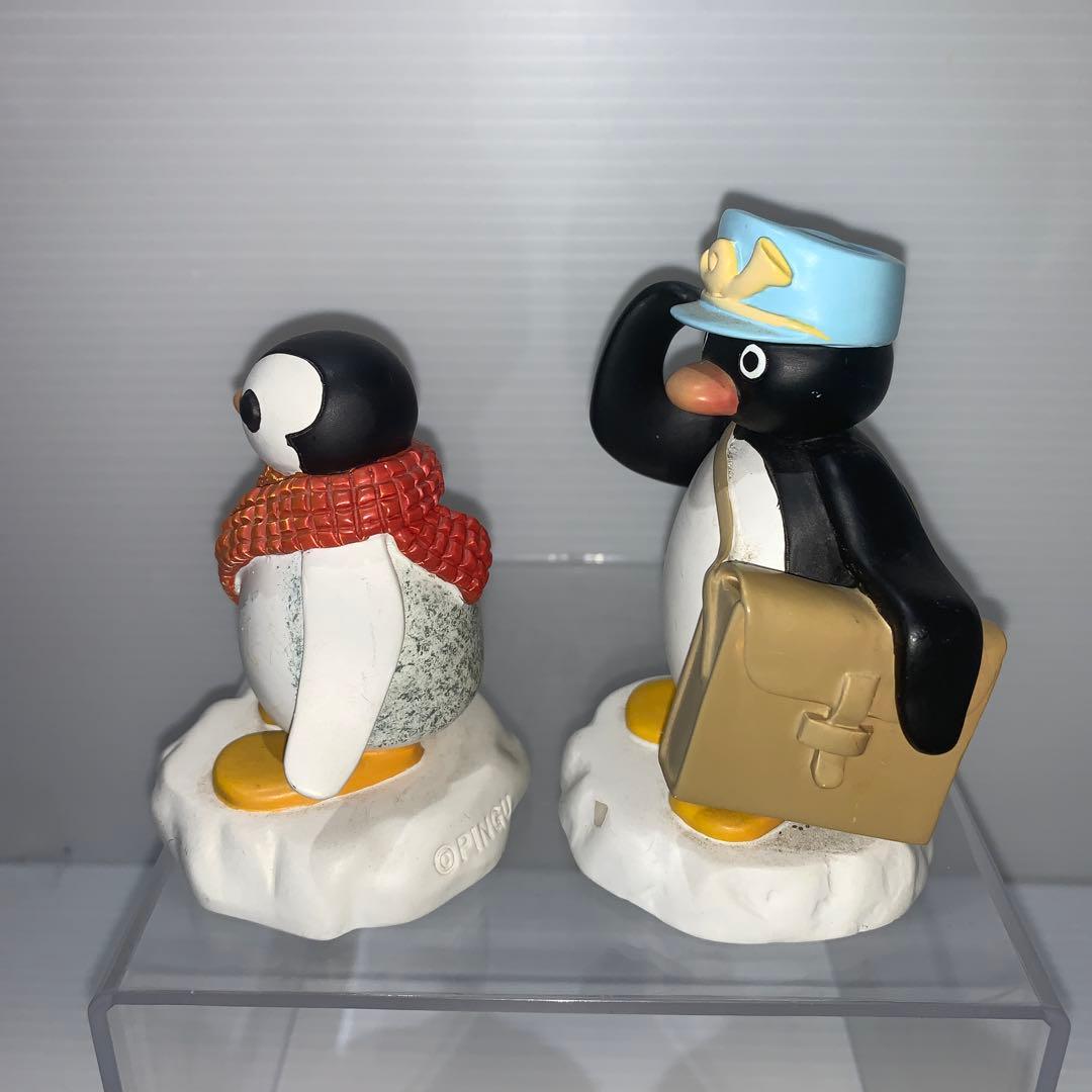 ピングー　PNIGU 陶器 フィギュア　郵便配達　レトロ　まとめ売り
