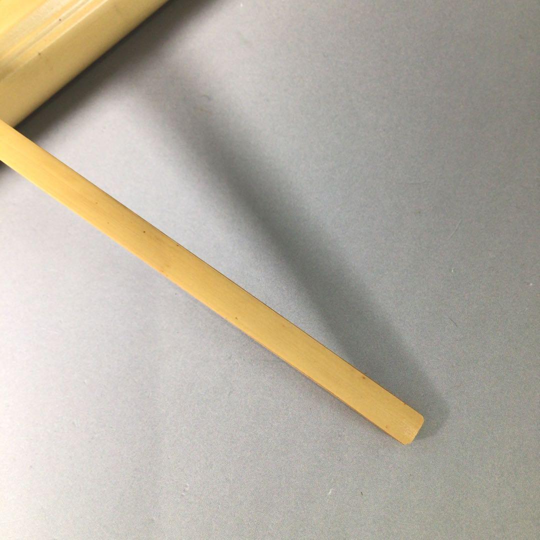 Ｓ７７　茶杓　『建仁寺　竹田益州』『銘　無礙』『竹茶杓』　共箱　茶道具