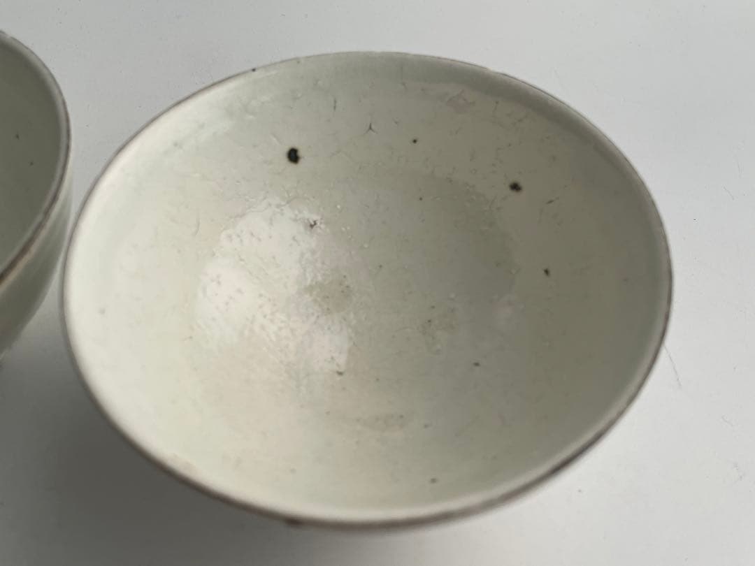 陶芸家　小林東五　粉引　盃　小碗　汲出　番茶器　李朝　粉吹　對州