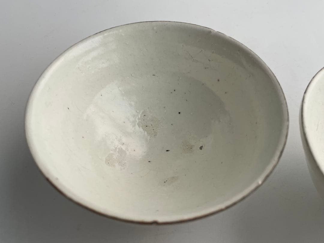 陶芸家　小林東五　粉引　盃　小碗　汲出　番茶器　李朝　粉吹　對州