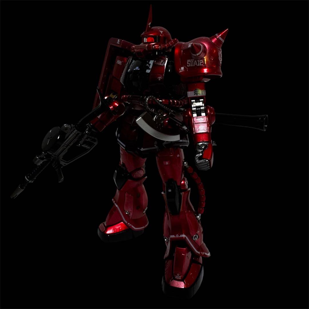 RG シャア専用ザクⅡ 塗装済み完成品 ガンプラ