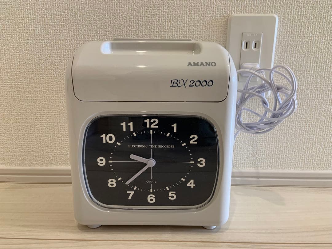 動作確認済BX-2000(J) アマノ タイムレコーダー AMANO 勤怠管理