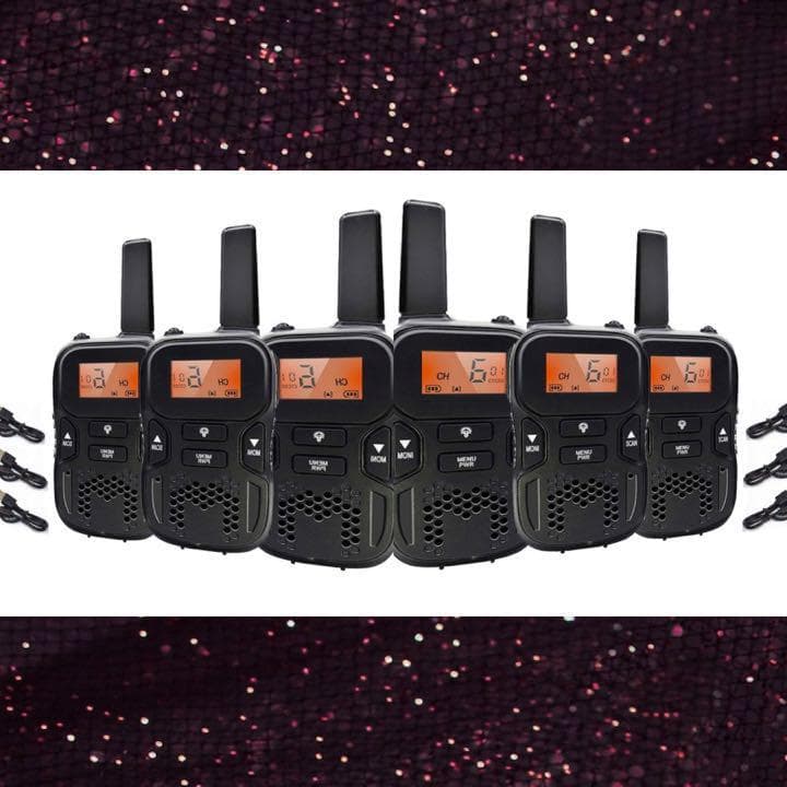 ❤６台セット❣総務省技術基準適合品で資格や免許不要♪❤トランシーバー