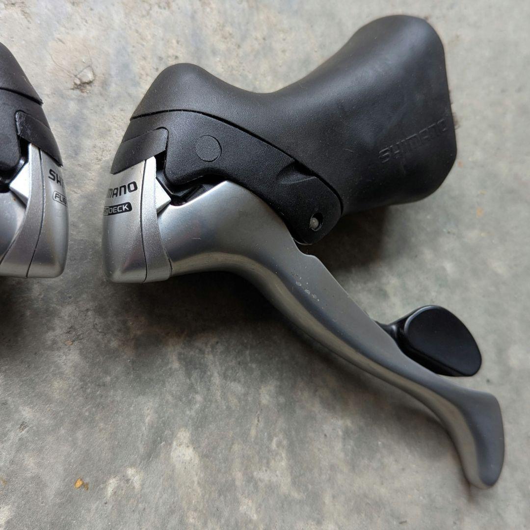 ビンテージ レア Shimano ST-R600 STIレバー左右セット 美品