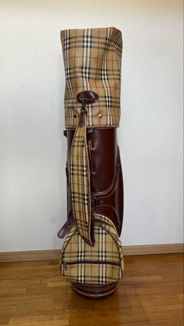 Burberry チェック柄 ゴルフバッグ