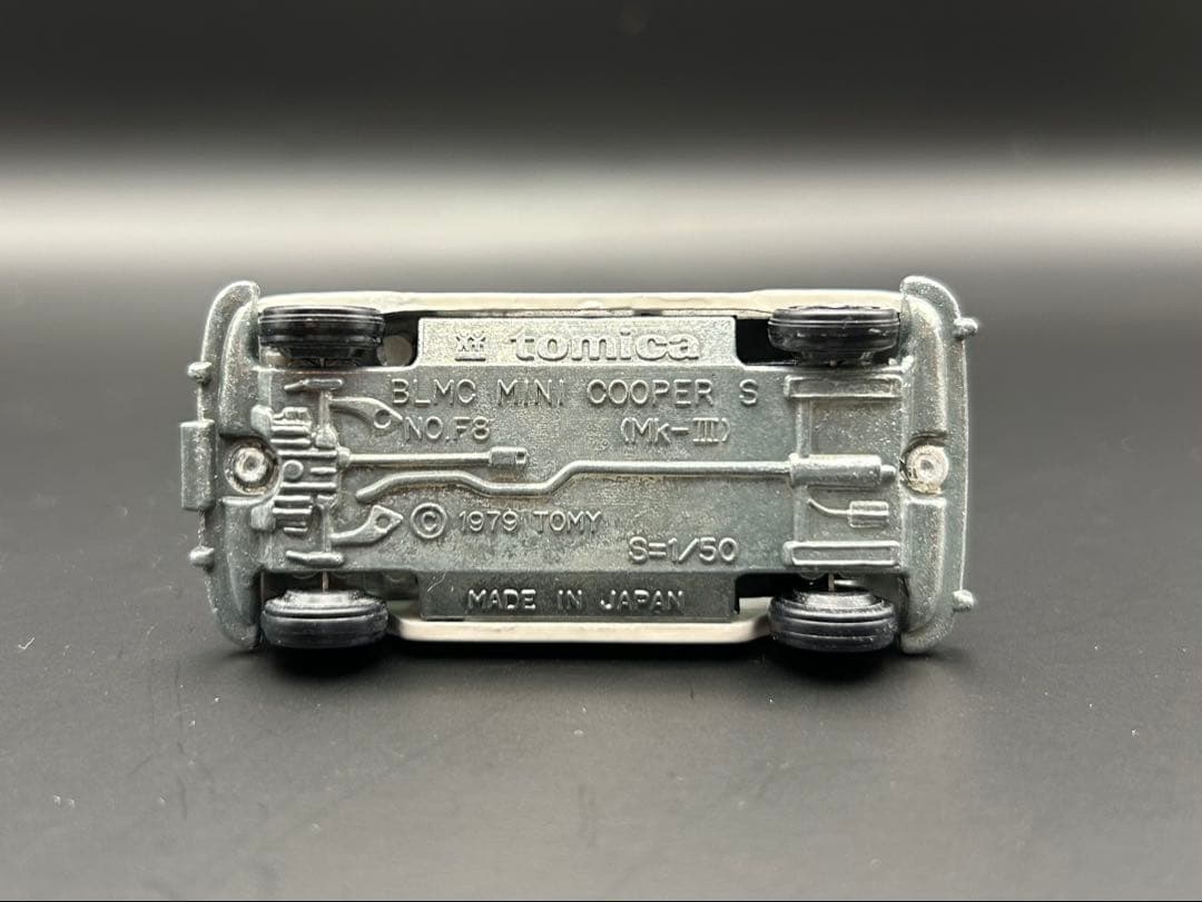 tomica ミニクーパー アップルマン　白　日本製　トミカ　ミニカー