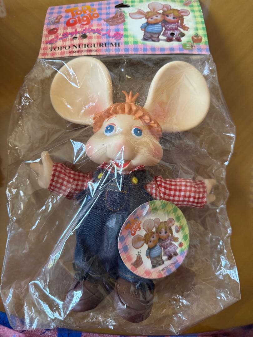 トッポジージョ　人形　半分ソフビ