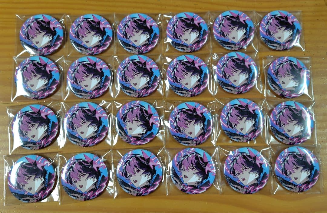 シクフォニ　LAN virtual 等身　缶バッジ　24個