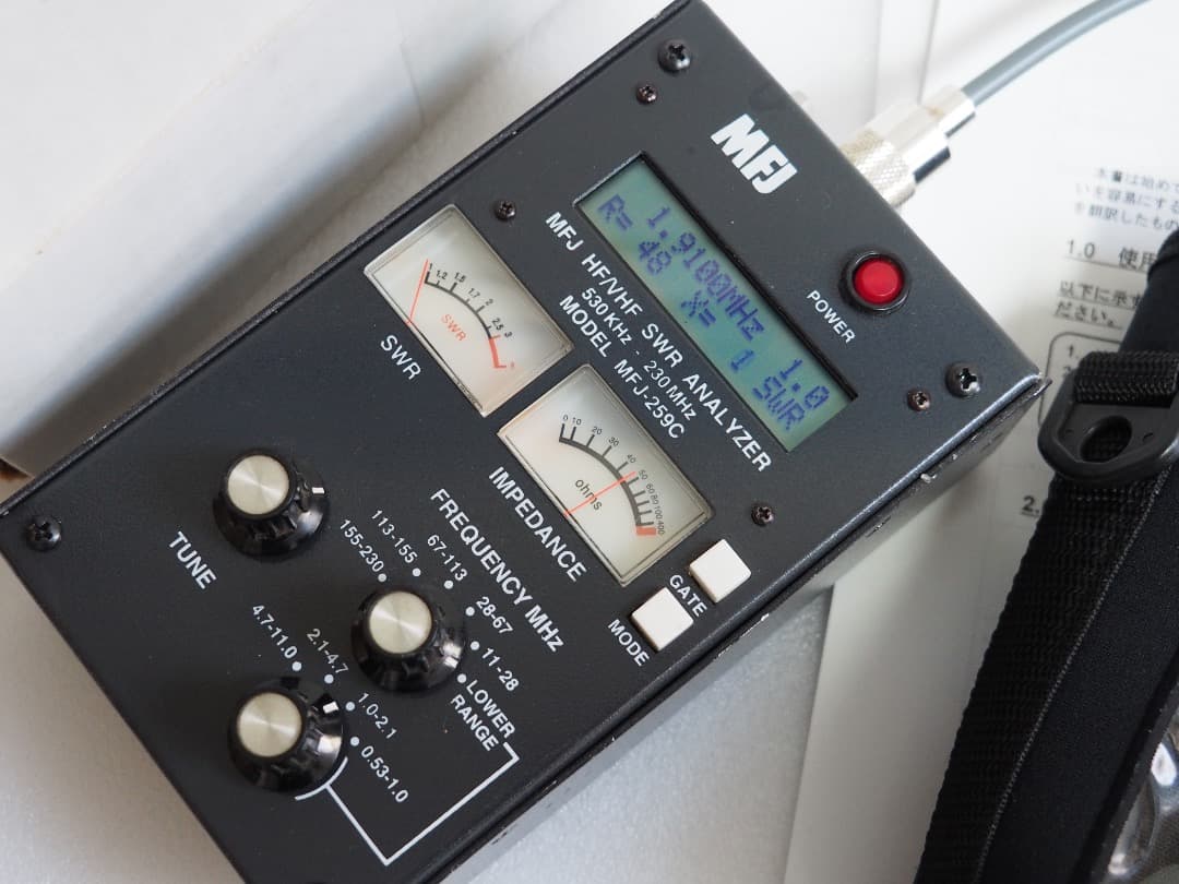 MFJ-259C SWRアナライザー ソフトケース付き