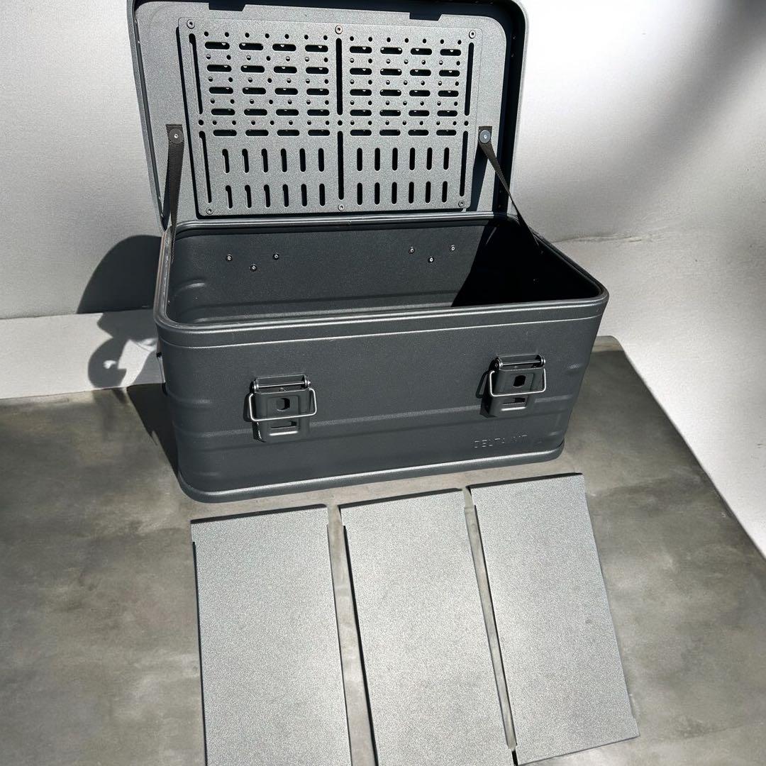 DELTA アルミコンテナ30L 1050WORKS 三分割天板+上蓋パネル