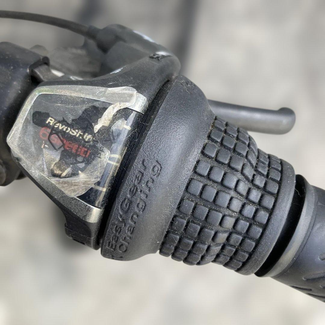 HOPPER 折りたたみ自転車 ブラック　20インチ　外装6段　ヘッドライト付き