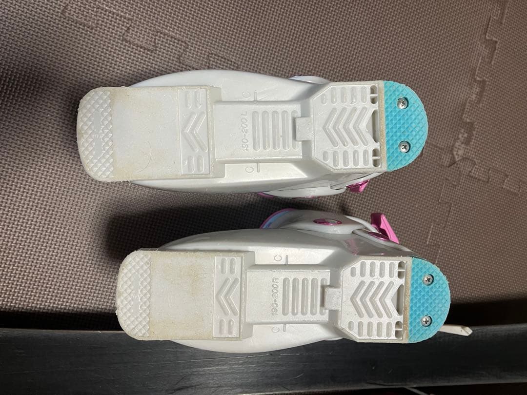 ロシニョール　キッズスキー板　ビンディング　ストック　靴2サイズ　計5点