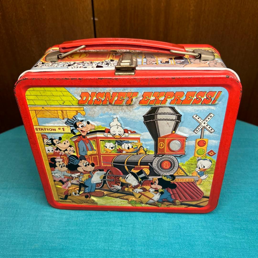 希少ディズニー1970年代ランチボックス缶 アラジンDisney Express