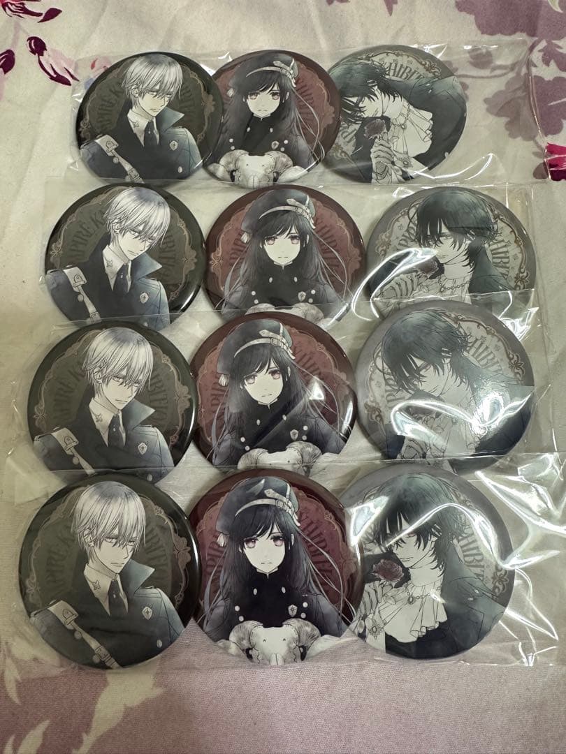 ヴァンパイア騎士原画展 限定 特典 缶バッジ 4セット