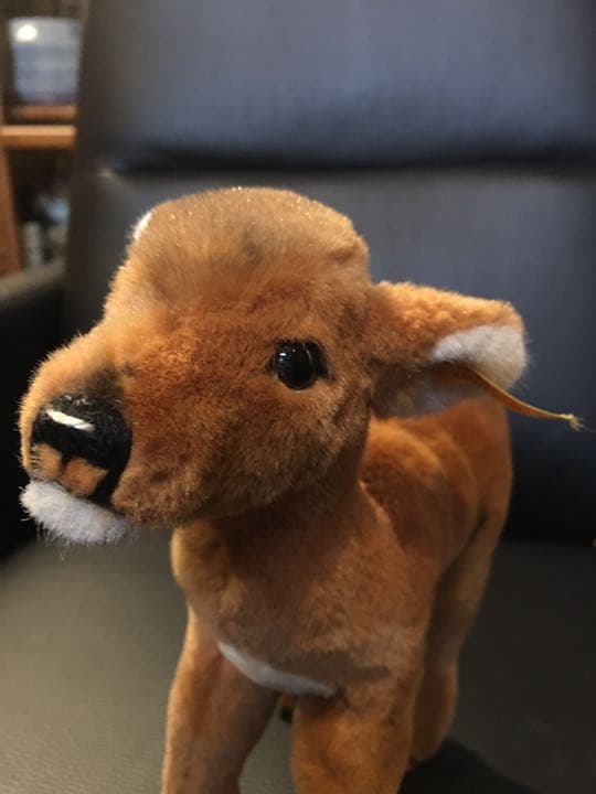 シュタイフ　子鹿ぬいぐるみ　ドイツシュタイフ箱付き