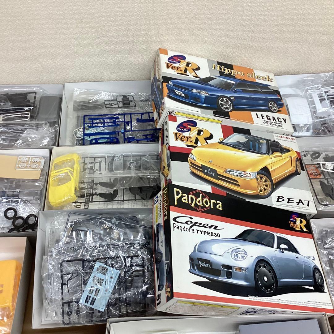 アオシマ 1/24スケール プラモデル11点まとめ売り いすゞエルフなど 未組立