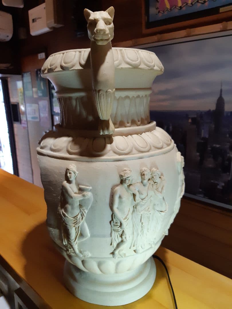 古代ローマ造形装飾壺型置物