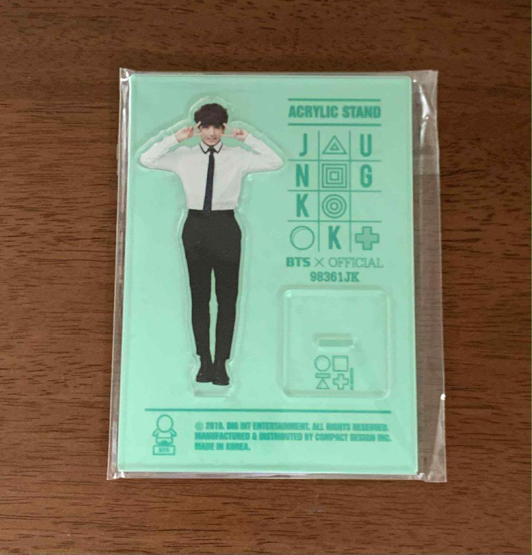 BTS ジョングク　公式　アクリルスタンド　5点