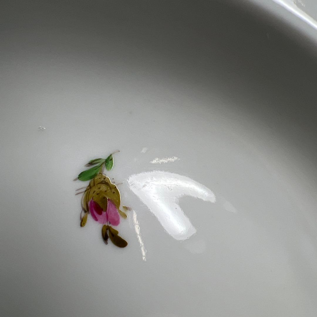 マイセンスキャタードフラワープレートB直径23.5㎝タニチ東な7-1221☆1F