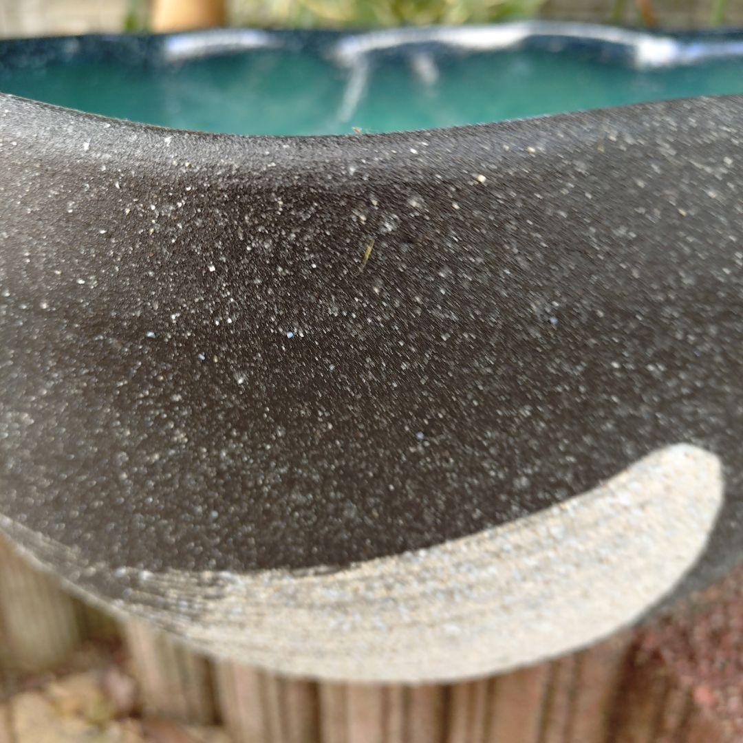 信楽焼　陶器　めだか鉢　睡蓮鉢　グリーン(大)37cm