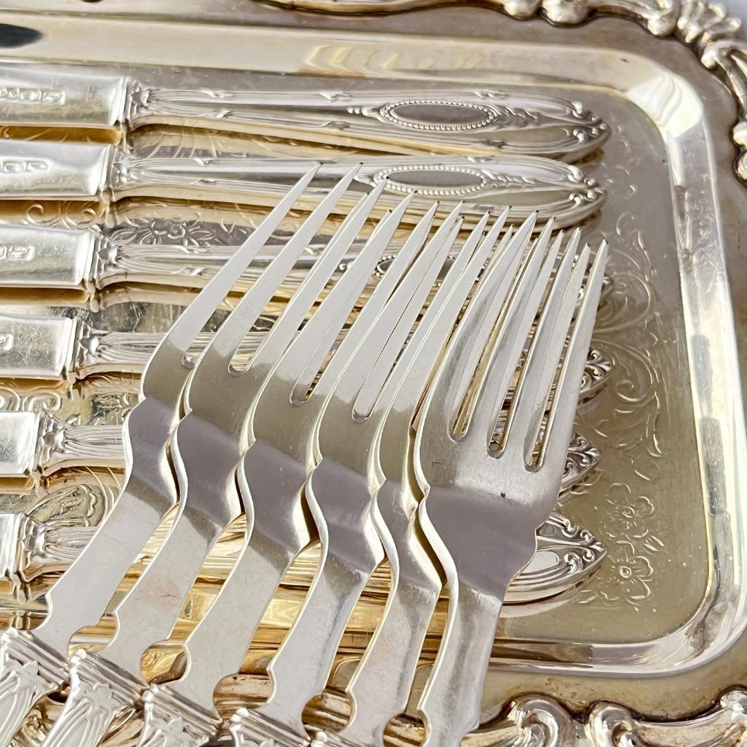 【Roberts & Belk】ビクトリアン カトラリーセット 12本